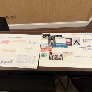 Vision Boards Created by Girls at Images of Glory, Inc.